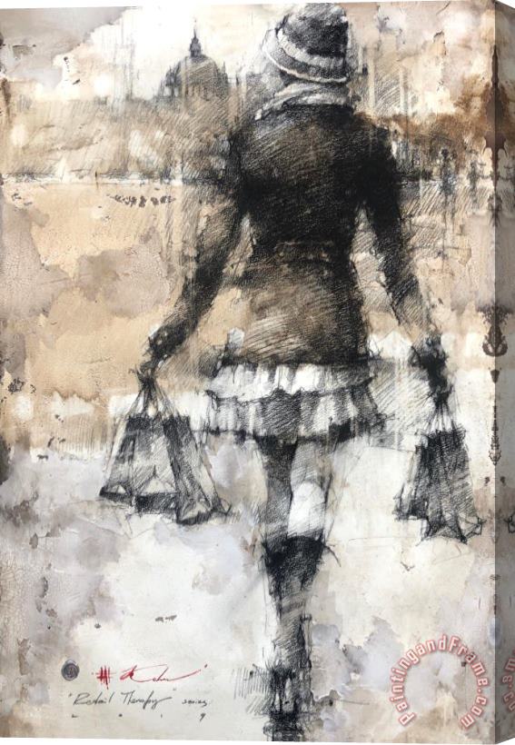 Andre Kohn Retail Therapy, 2019 Stretched Canvas Painting / Canvas Art