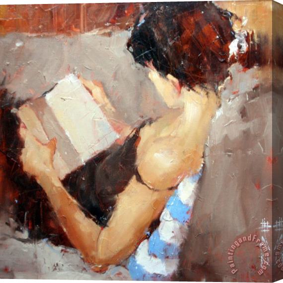 Andre Kohn Robert Frost Stretched Canvas Print / Canvas Art