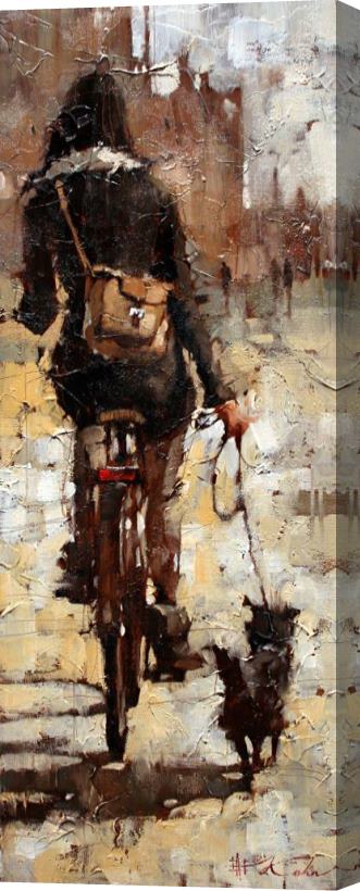 Andre Kohn The City Gal Stretched Canvas Painting / Canvas Art