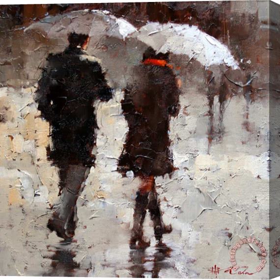 Andre Kohn The Orange Scarf Stretched Canvas Painting / Canvas Art