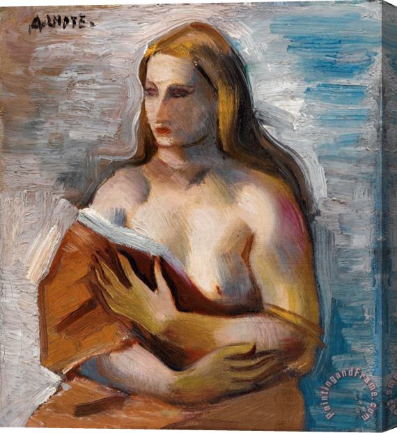 Andre Lhote Portrait De Femme Assise Stretched Canvas Print / Canvas Art