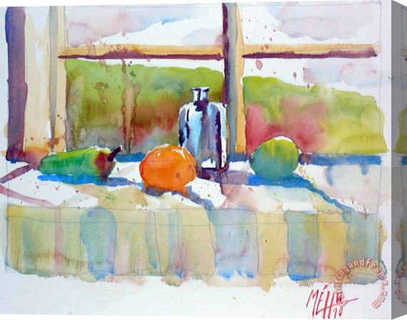 Andre Mehu Still life by the window Stretched Canvas Painting / Canvas Art