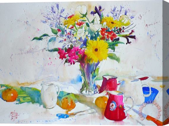 Andre Mehu Tzigane Bouquet Stretched Canvas Print / Canvas Art