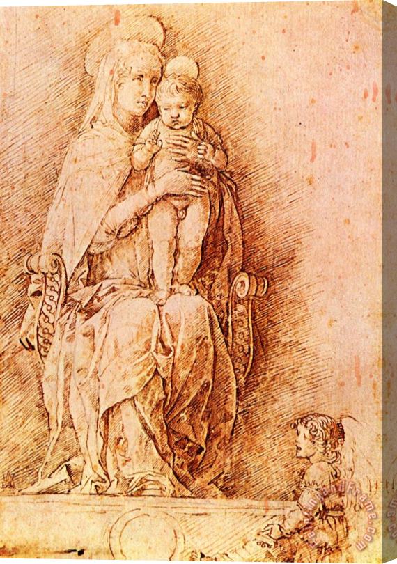 Andrea Mantegna Madonna And Child Stretched Canvas Painting / Canvas Art