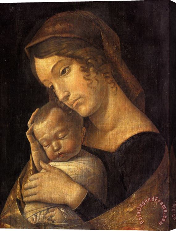 Andrea Mantegna Madonna with Sleeping Child Stretched Canvas Painting / Canvas Art