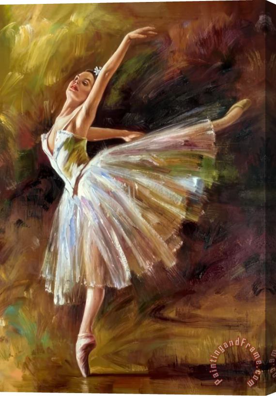 Andrew Atroshenko Ballet Stretched Canvas Print / Canvas Art