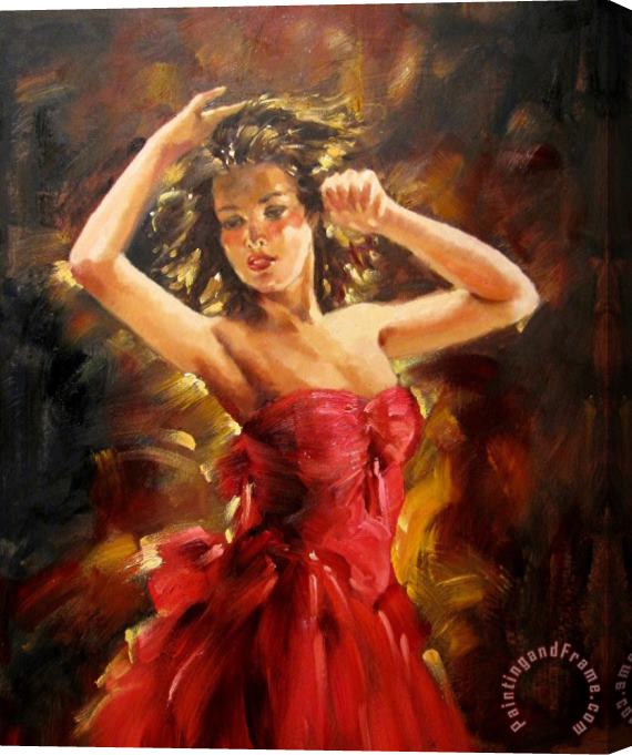 Andrew Atroshenko Beautiful Dancer Stretched Canvas Print / Canvas Art