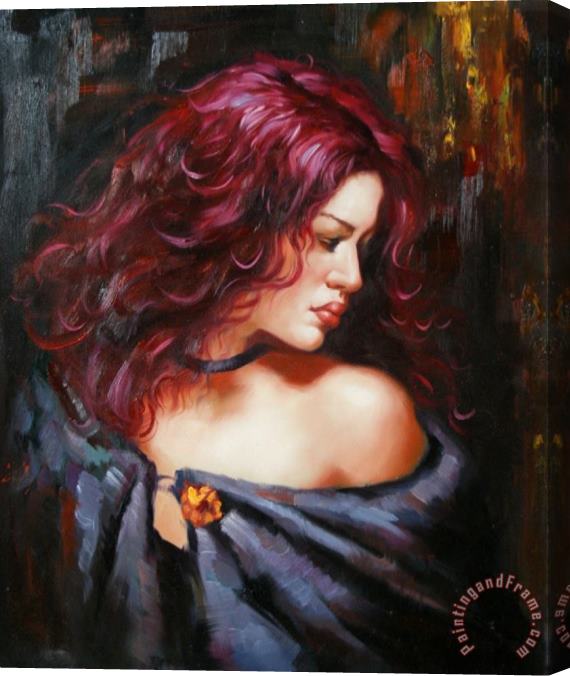 Andrew Atroshenko Midnight Beauty Stretched Canvas Print / Canvas Art