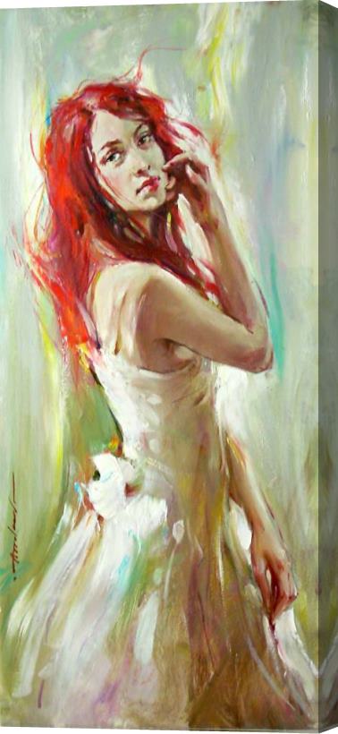 Andrew Atroshenko The Redhead Stretched Canvas Painting / Canvas Art