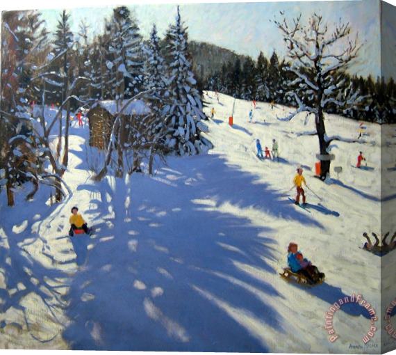 Andrew Macara Mountain hut Stretched Canvas Painting / Canvas Art