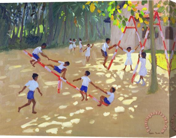 Andrew Macara Playground Sri Lanka Stretched Canvas Print / Canvas Art