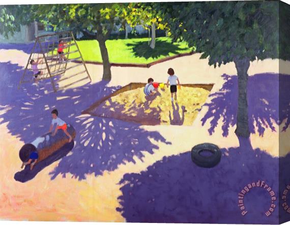 Andrew Macara Sandpit Stretched Canvas Painting / Canvas Art