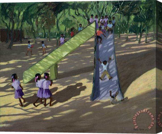 Andrew Macara Slide Mysore Stretched Canvas Painting / Canvas Art