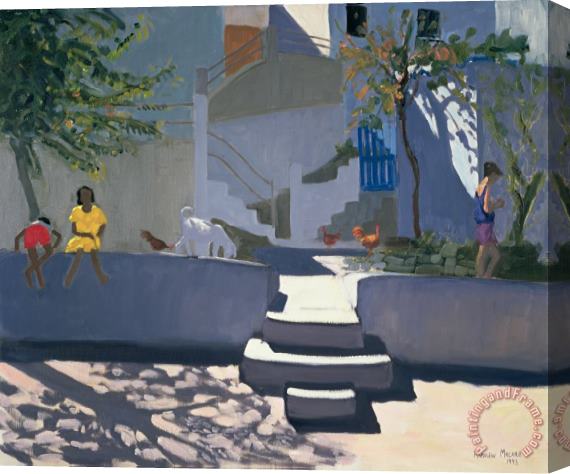 Andrew Macara The Yellow Dress Stretched Canvas Print / Canvas Art