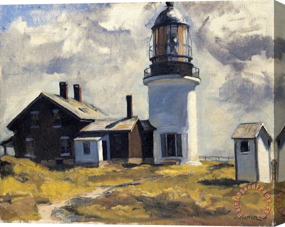 Andrew Winter Seguin Island Light Stretched Canvas Print / Canvas Art