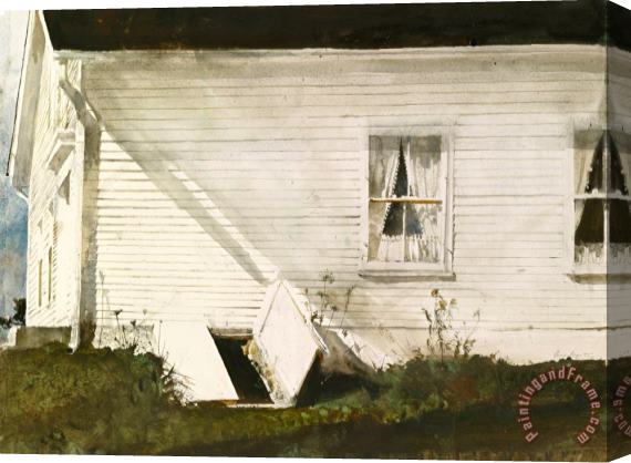andrew wyeth Elsie's House 1983 Stretched Canvas Painting / Canvas Art