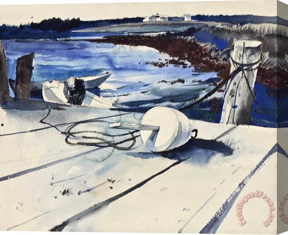 andrew wyeth Lobster Buoy, 1940 Stretched Canvas Print / Canvas Art