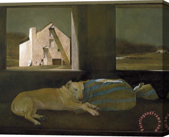andrew wyeth Night Sleeper, 1979 Stretched Canvas Print / Canvas Art