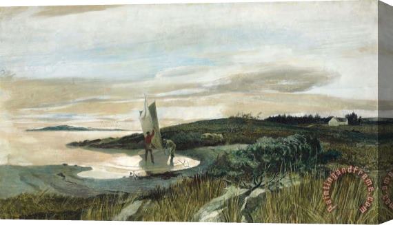 andrew wyeth Silver Cove, 1937 Stretched Canvas Print / Canvas Art