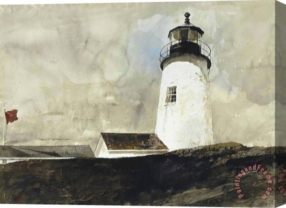 andrew wyeth Storm Signal, 1972 Stretched Canvas Painting / Canvas Art