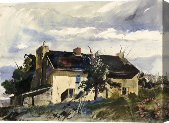andrew wyeth Sun And Stucco, 1948 Stretched Canvas Print / Canvas Art