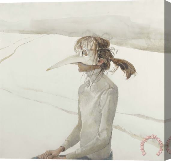 andrew wyeth Winter Carnival, 1985 Stretched Canvas Print / Canvas Art