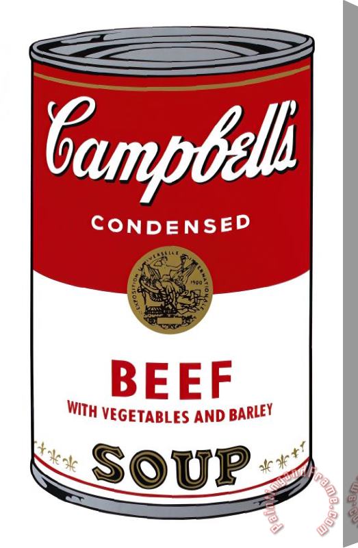 Andy Warhol Campbell S Soup I Beef C 1968 Stretched Canvas Painting / Canvas Art