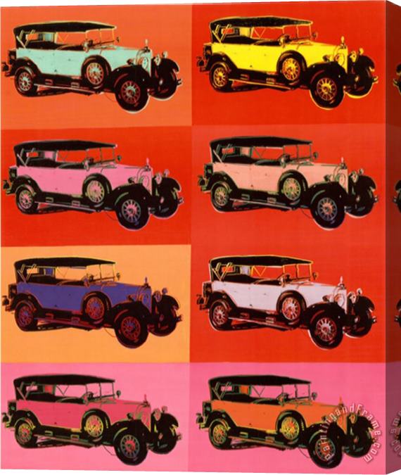 Andy Warhol Mercedes Type 400 1925 Stretched Canvas Painting / Canvas Art