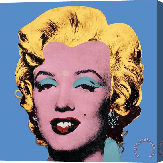 Andy Warhol Shot Blue Marilyn 1964 Stretched Canvas Painting / Canvas Art