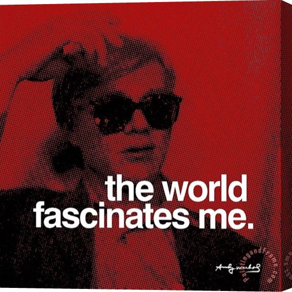 Andy Warhol The World Stretched Canvas Painting / Canvas Art