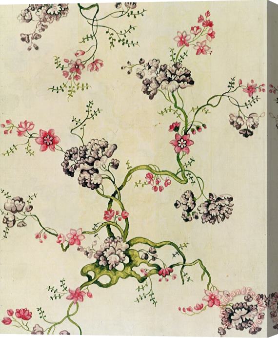 Anna Maria Garthwaite Silk Design Stretched Canvas Painting / Canvas Art