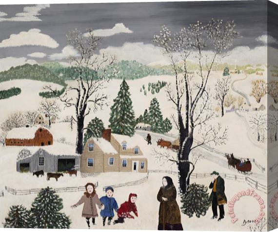 Anna Mary Robertson (grandma) Moses Grandmother, 1950 Stretched Canvas Painting / Canvas Art