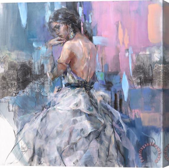 Anna Razumovskaya Silver Lining, 2019 Stretched Canvas Painting / Canvas Art