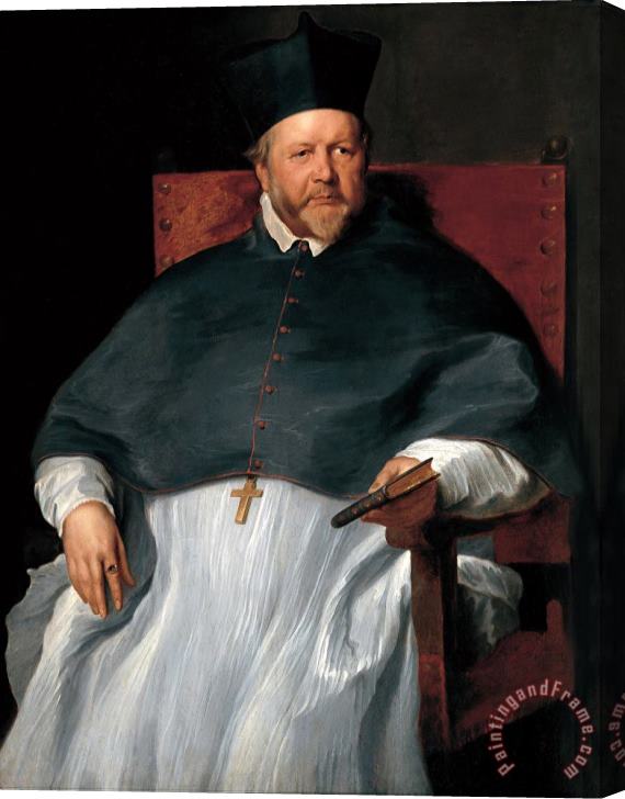 Anthonie Van Dyck Bishop Jan Van Malderen Stretched Canvas Painting / Canvas Art