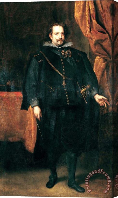 Anthonie Van Dyck Diego De Mexia, Marquess of Leganes Stretched Canvas Print / Canvas Art