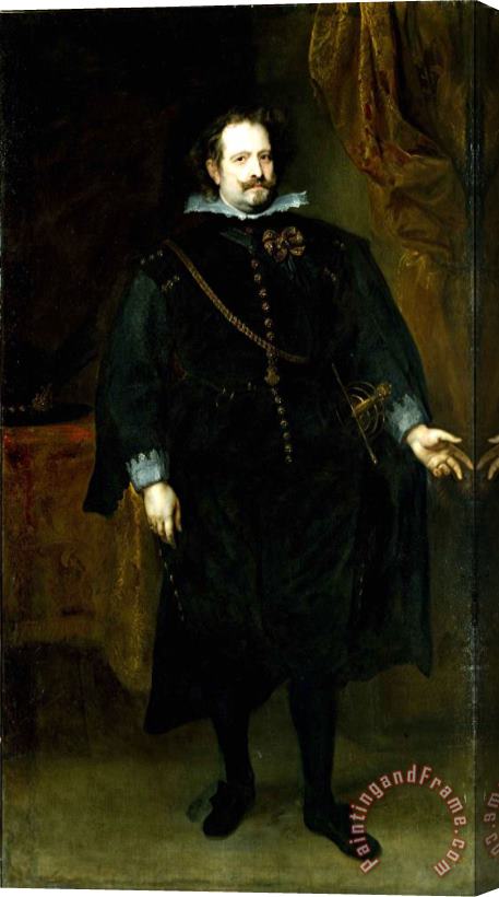 Anthonie Van Dyck Diego Felipe De Guzman, Marquis of Leganes Stretched Canvas Painting / Canvas Art