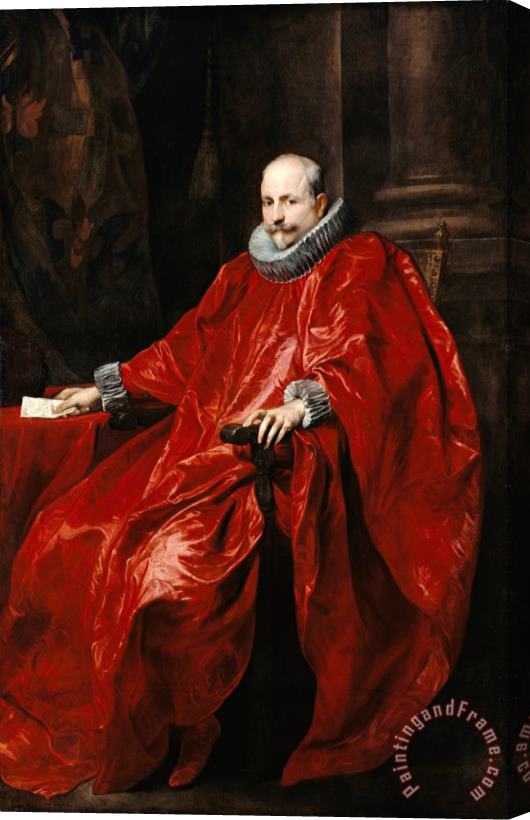 Anthonie Van Dyck Portrait of Agostino Pallavicini Stretched Canvas Print / Canvas Art