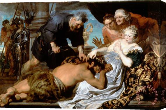 Anthonie Van Dyck Samson And Delilah 2 Stretched Canvas Print / Canvas Art