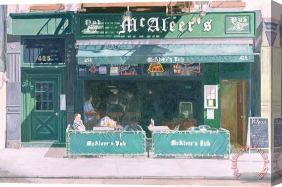 Anthony Butera 80th And Amsterdam Avenue Stretched Canvas Painting / Canvas Art