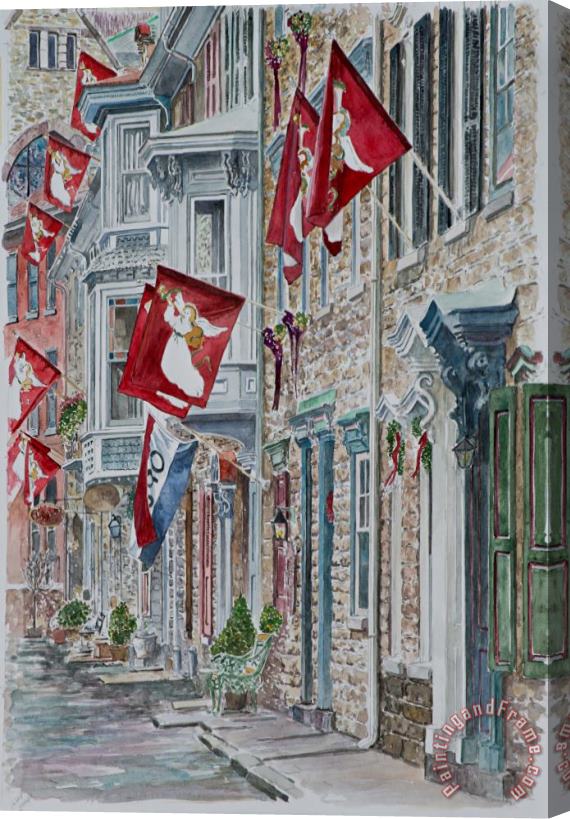 Anthony Butera Jim Thorpe Stretched Canvas Print / Canvas Art
