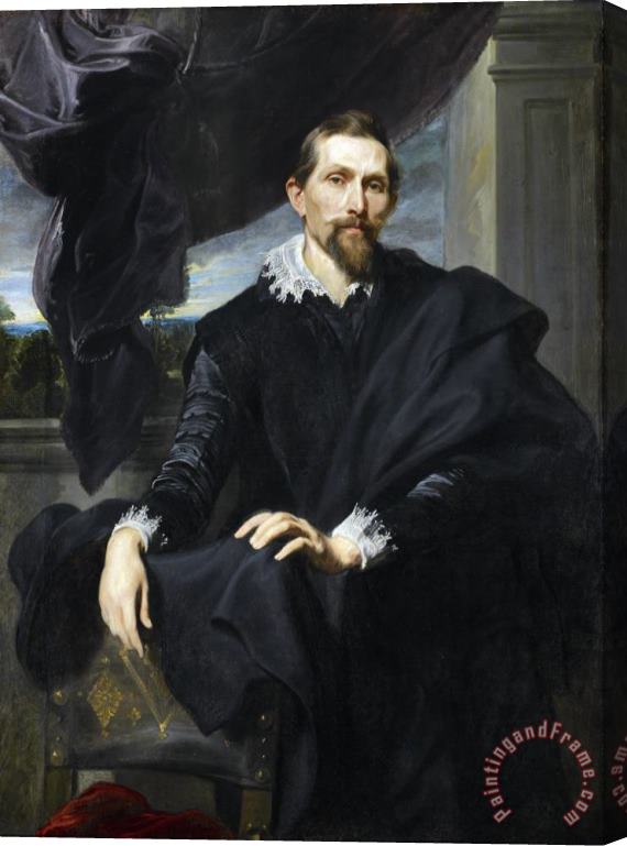 Anthony van Dyck Frans Snyders Stretched Canvas Print / Canvas Art