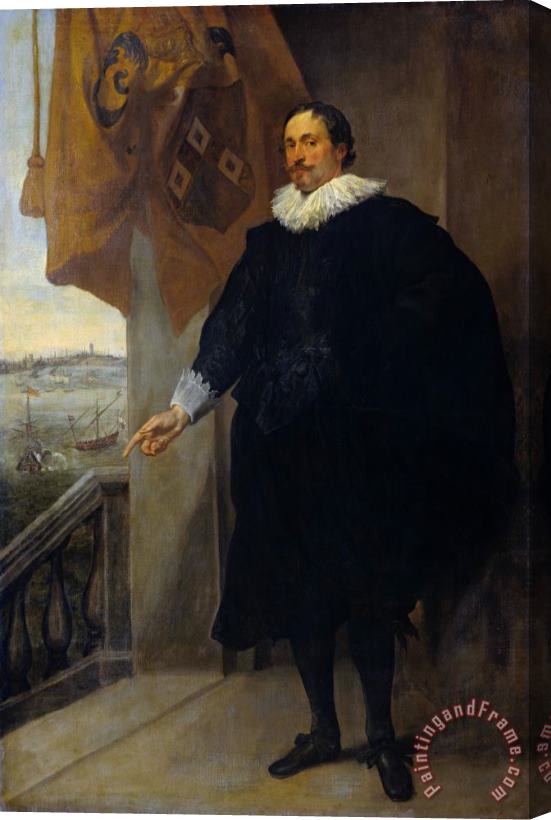 Anthony van Dyck Nicolaes Van Der Borght, Merchant of Antwerp Stretched Canvas Print / Canvas Art