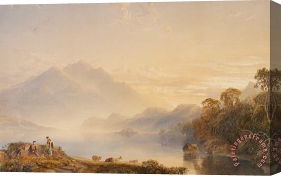 Anthony Vandyke Copley Fielding Ben Venue And The Trossachs Seen From Loch Achray Stretched Canvas Painting / Canvas Art
