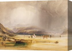 Copley Canvas Prints - View from Snowdon from Sands of Traeth Mawe by Anthony Vandyke Copley
