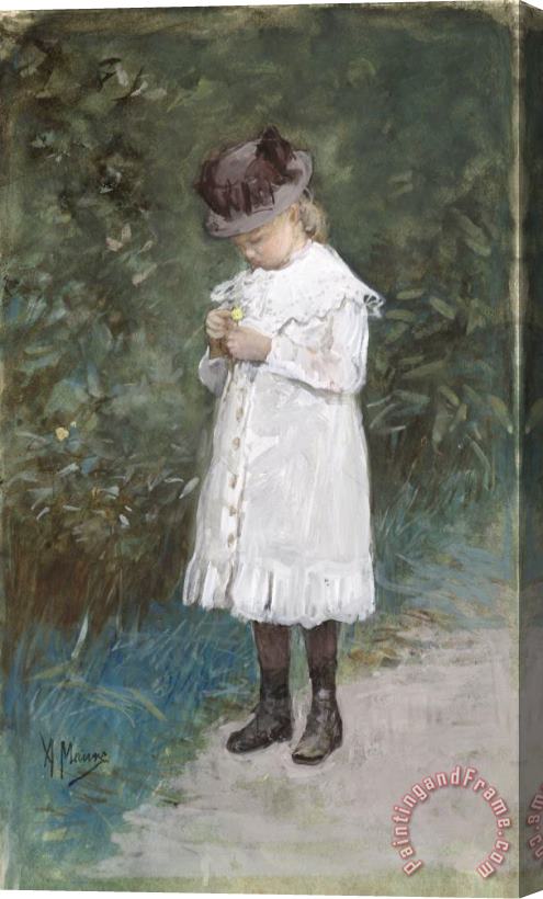 Anton Mauve Elisabeth Mauve (b. 1875), Daughter of The Artist Stretched Canvas Painting / Canvas Art