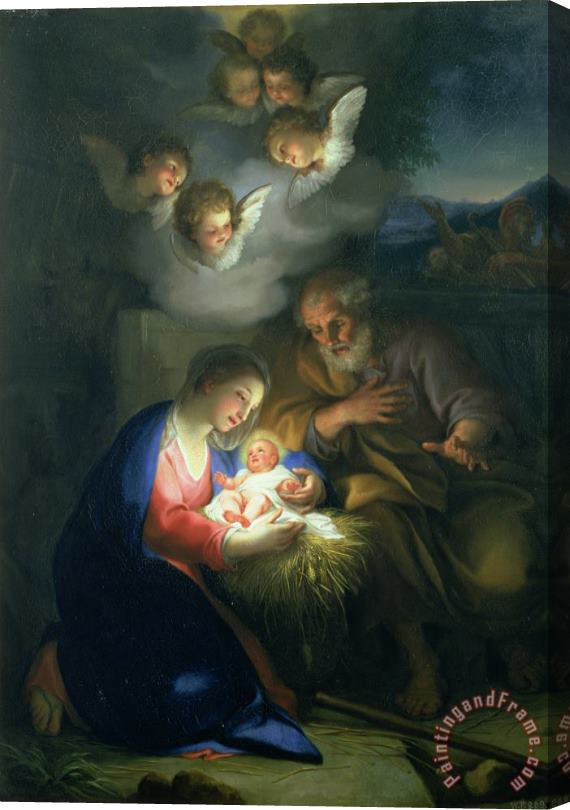Anton Raphael Mengs Nativity Scene Stretched Canvas Print / Canvas Art