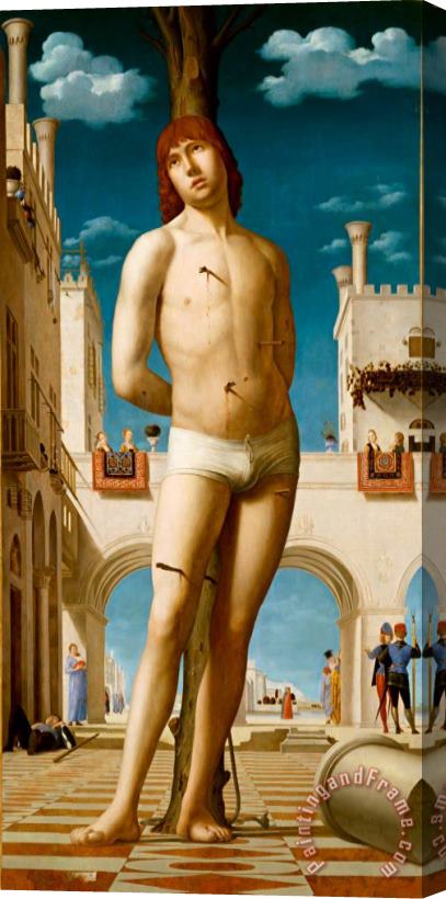 Antonello da Messina St. Sebastian Stretched Canvas Print / Canvas Art