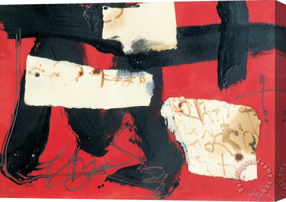 Antoni Tapies La Guerra Del Fin Del Mundo Stretched Canvas Print / Canvas Art
