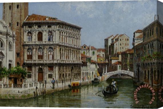 Antonietta Brandeis Piazza St Marco Venice Stretched Canvas Painting / Canvas Art