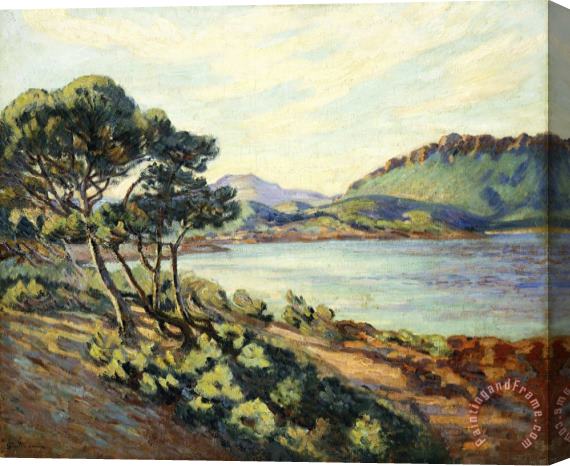 Armand Guillaumin La Baie D'agay Stretched Canvas Print / Canvas Art